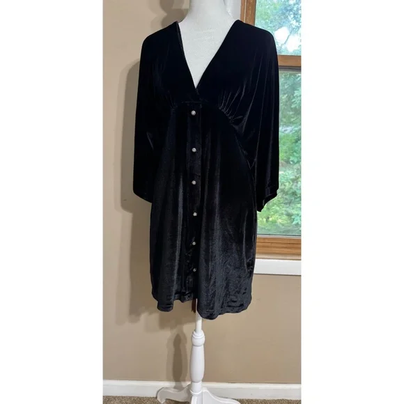 NWT zara velvet dress - Picture 3 of 9